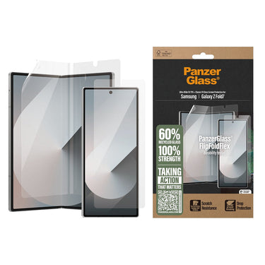 Panzer 2-in-1 Screen Protector for Galaxy Z Fold 7 - Glass + Film